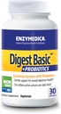 Enzymedica - Digest Basic + Probiotika, essentielle fordøjelsesenzymer med Probiotika, 30 kapsler FFP