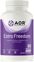 AOR, Estro Freedom, Vegan, Natural Supplement til støtte sund østrogen balance og sund, regelmæssig menstruation, 60 Kapsler (30 Servere)