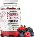 Bryst Enhancement Gummies - Bust Firming & Lifting Support - Plant- Based Herbal Formel for Fuller, Perkier Bryster - Feminin Health Supplement - Made in USA - 60 Gummies