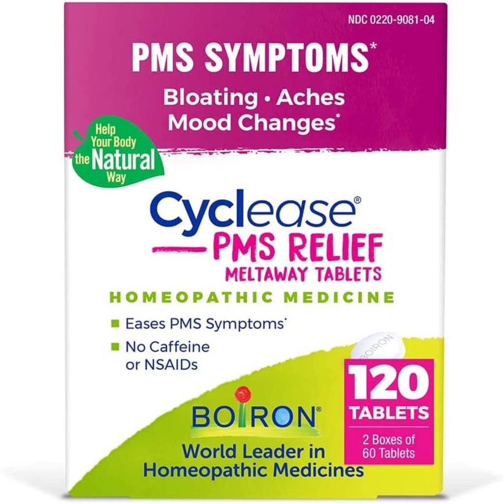 Boiron Cyclase PMS Twin Pack, 120 tabletter Tæl