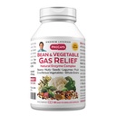 ANDREW LESSMAN Bean og vegetabilsk gas Relief 60 kapsler - Natural Enzyme Complex reducerer gas, Bloating fra bønner, Cruciferous Grøntsager, Frugt, Korn og andre fødevarer. Forsigtigt og effektivt