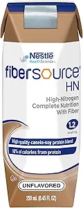 FiberSource HN 1.2 Cal Complete Nutrition with Fiber Unflavored * 2 Case Special *
