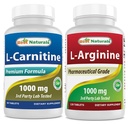 Bedste Naturals L- Carnitin 1000mg & L- Arginin 1000 mg