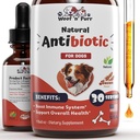 Hund Antibiotika til infektion, hoste, UTIs, Allergier, klø 124; Natural Antibiotika til hunde til at støtte hud, Coat, & fordøjelsesmiddel; 124; for alle racer & aldre