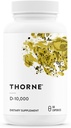 THORNE - D3- vitamintilskud - understøtter sunde knogler, tænder, muskler, kardiovaskulær og immunfunktion * - Gluten, Dairy & Soy- Free - 10.000 IE - 60 Servere