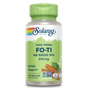 SOLARAY Fo- Ti 610 mg - Urtestøtte til aging, lang levetid og hår, hud & negle - Vegan - 60- dag Money- tilbage garanti - 100 Servere, 100 VegCaps