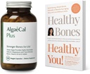 ALGAECAL Bundle Calcium supplement til kvinder & mænd D3-vitamin & K2, Magnesium og bog af Lara Pizzorno sunde knogler sunde dig, at øge knoglerelateret sundhed, 1-måned Supply
