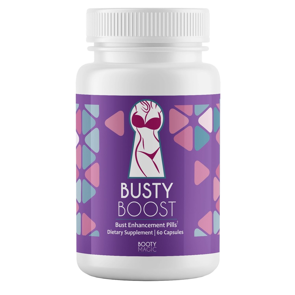 Busty Boost Bryst Enhancement piller - Enhancement & udvidelsen piller til større boobs & vækst. Naturlig bukkehorn, Saw Palmetto & Maca Formel. Fuller, Firmer Bryster i 1-2 Måneder - Made in USA