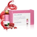 Reluminer Glutathione Hydration Shots - efter - Sommer Skin Inddrivelse & koldt vejr Hydration - Collagen- Boosting & Made i USA - Pomegranat Flavor - 10 flasker x 50 ml