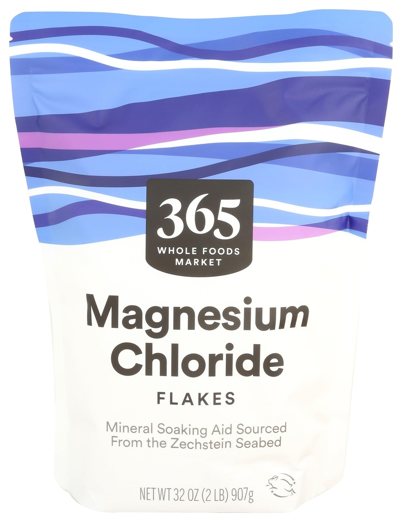 365 by Whole Foods Market, Magnesium Chloride Flakes, Mineral Soaking Aid, 32 Ounce