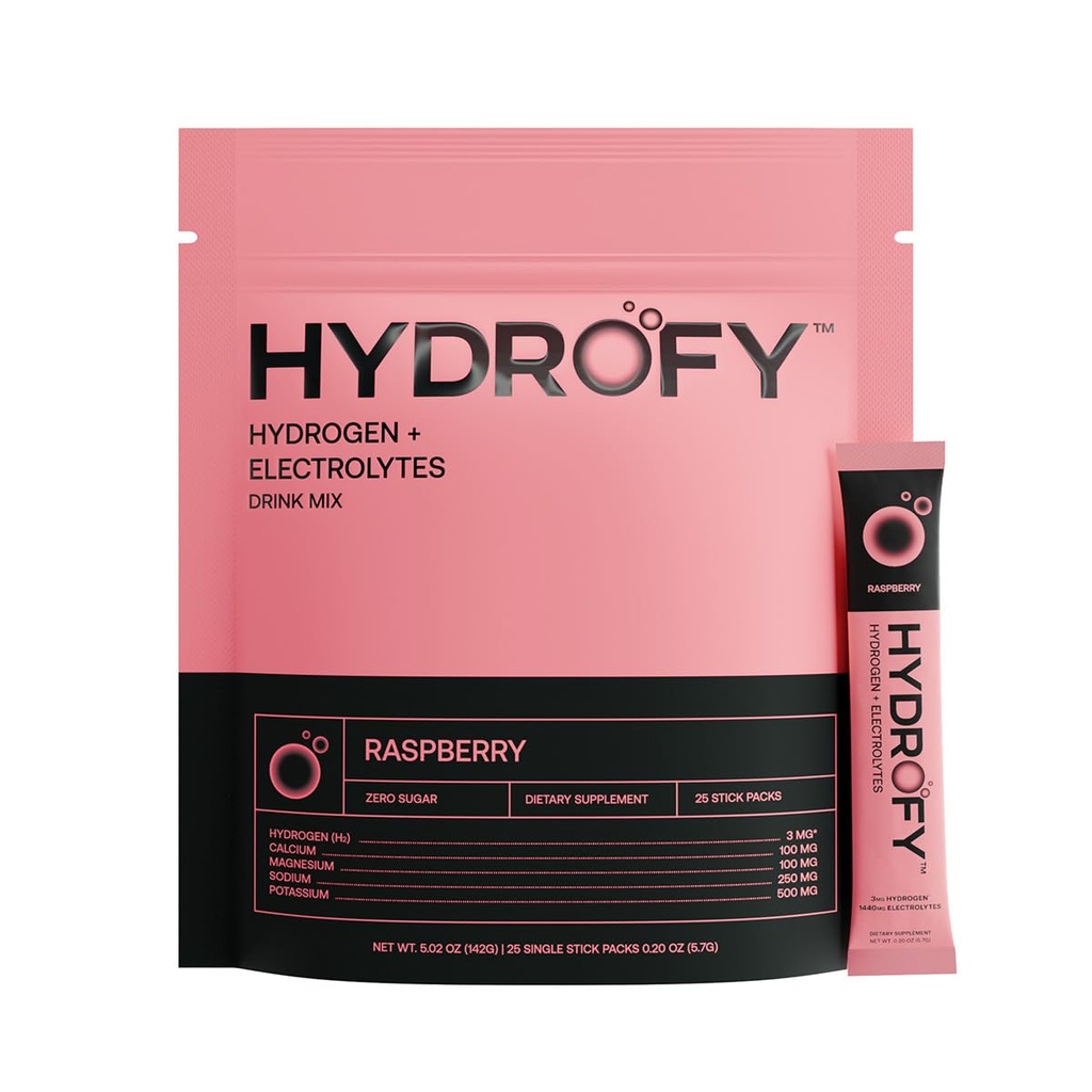 Hydrolyse Hydrogen vand + elektrolyter Drink Mix 124; H2 Hydration Pakninger med Molecular Hydrogen, Natrium, kalium, Magnesium, Calcium, og mineraler; Ingen sukker