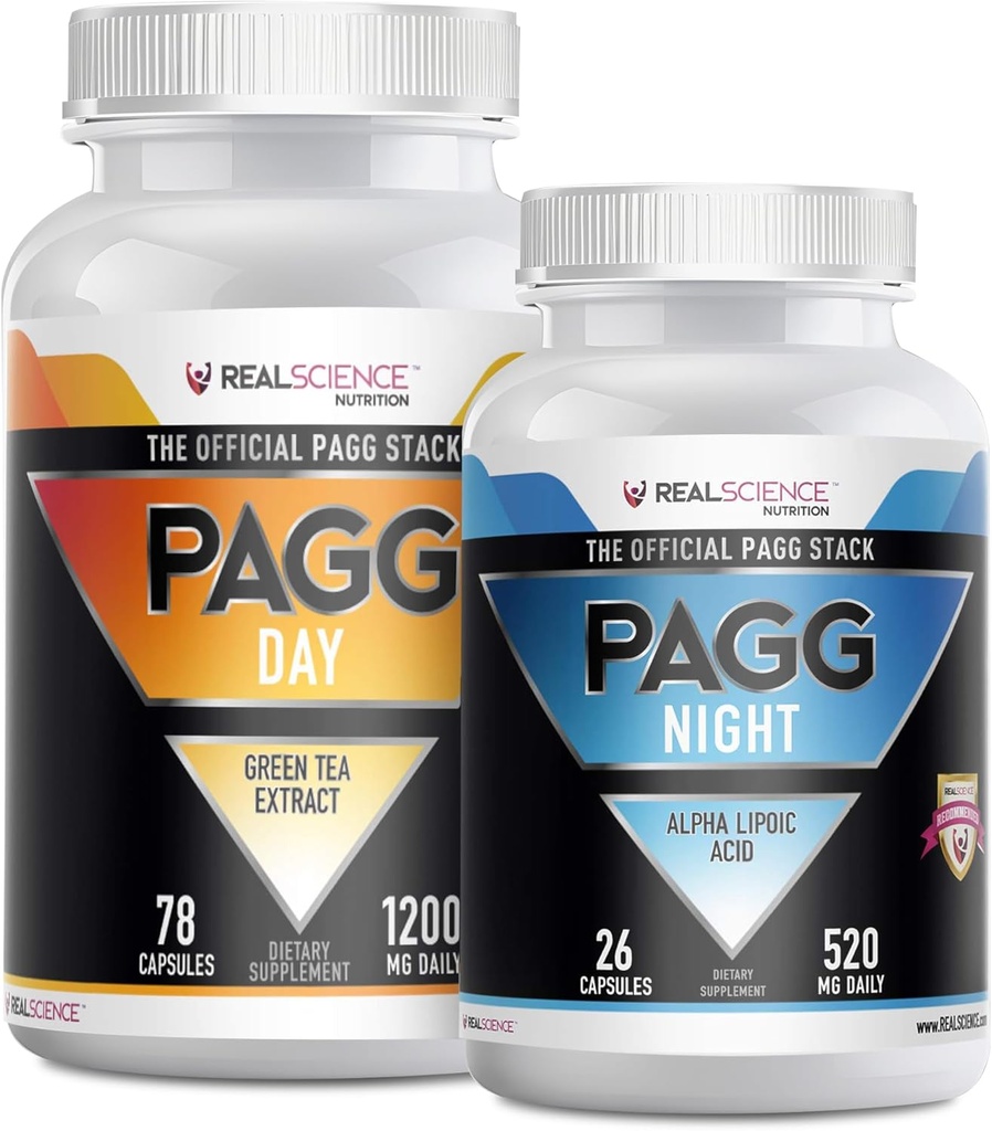 4 timers krop af Tim Ferris, Fat Burning og Muscle Building Support, Green Tea Extract Day Kosttilskud (78 Caps) og Alpha Lipoic Acid Night Kosttilskud (26 Caps)