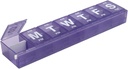 EZY DOSE Weekly (7-dag) AM / PM Pill Planner, Medicine Case, Vitamin Organizer Box, 3X- Store låseafdelinger til sikker receptpligtig medicin, forhindre utilsigtet spild, farve kan Vary, BPA gratis