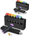 Ugentlig Pill Organizer 2 gange om dagen - Am Pm Pill Box 7 Dag, Stor to gange medicin Pill sag for daglig medicin, Vitaminer, fiskeolier, Kosttilskud Portable Week Pill Holder Container.