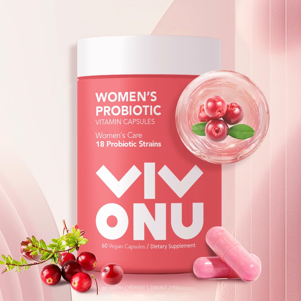 Kvinder Probiotika, Prebiotika & Lactobacillus Probiotic Blend, 60 Millioner CFU 'er, 18 Strops, Hjælp kvinders sundhed, Boost immunforsvar, fordøjelsesbesvær, Gut, fremme sund vaginal lugt & vaginal Flora