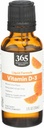 365 by Whole Foods Market, Vitamin D-3 Liquid Citrus Flavor 1000IU, 1 OZ