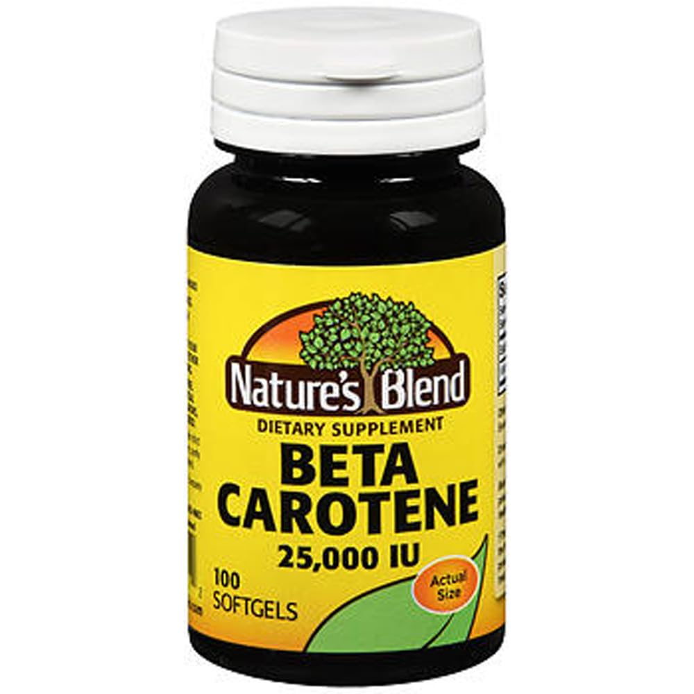 Naturens Blend Beta Caroten 25000 IE - 100 Soft Gels, pakning med 2 stk.