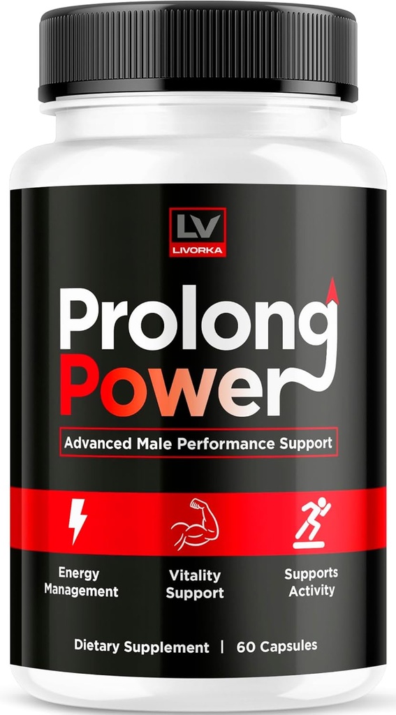 LIVORKA Prolong Power Pills til mænd, Prolong Power, Prolong Power Capsules, Prolong Power Supplement, Prolong Power Capsules til mænd, Prolong Power Original Pills anmeldelse, 60 Pills til 1 måned