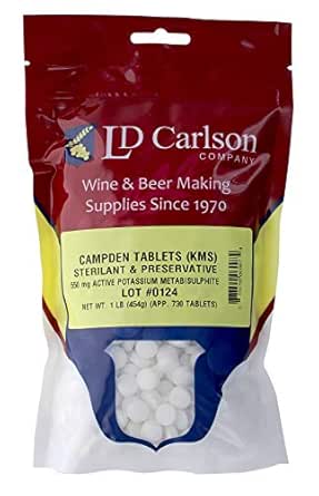 Campden Tablets (kalium) - 1 lb. bulk