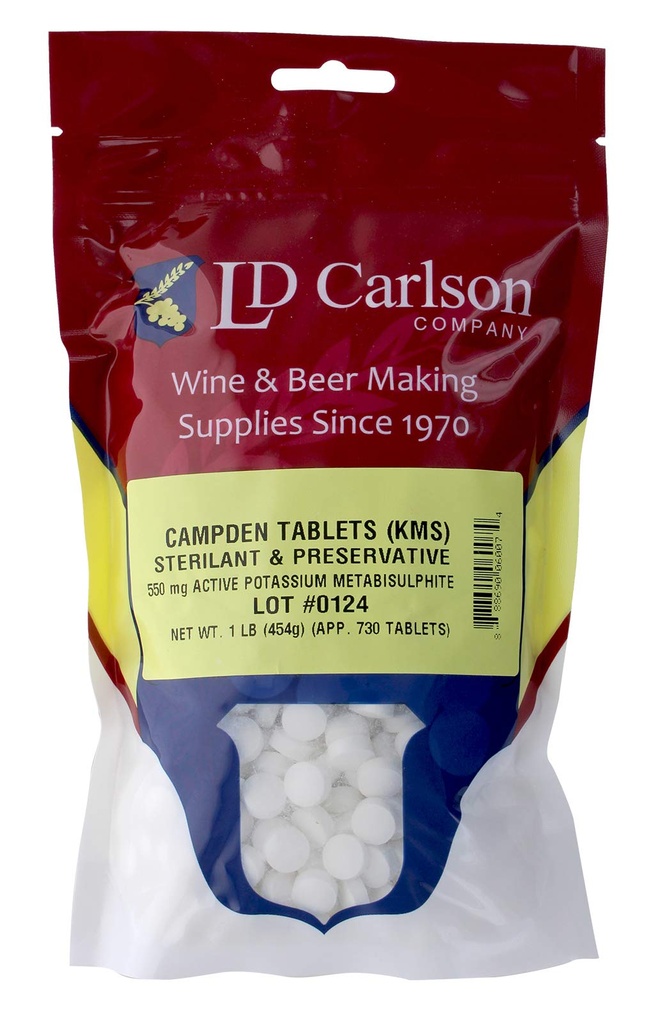 Campden Tablets (kalium) - 1 lb. bulk