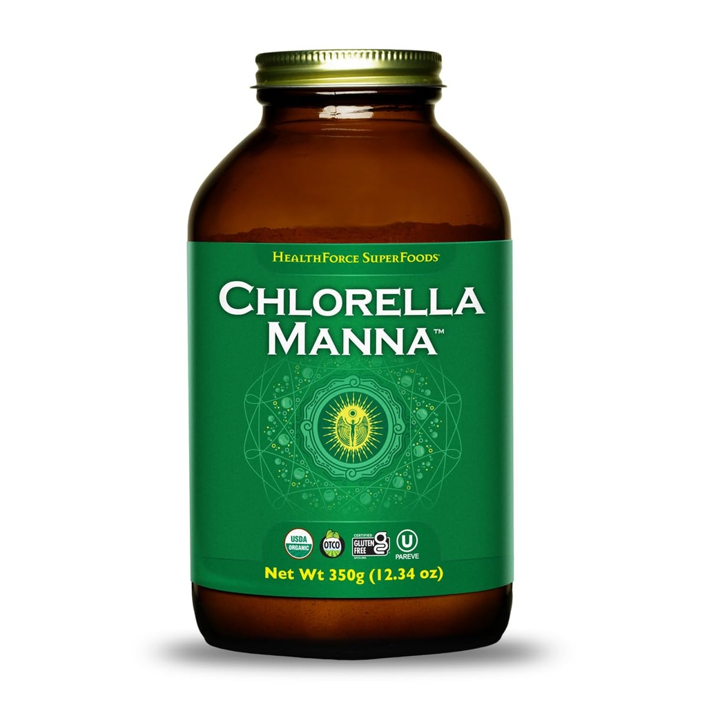 HealthForce SuperFoods Chlorella Manna - Powder - 350 Bedste