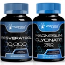 WELLENess LABSRX Resveratrol kapsler 10000 - Magnesium Glycinat kapsler