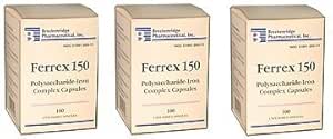 Ferrex 150 Polysaccharide Iron Complex kapsler By Breckenridge - 100 Ea af Marble Medical