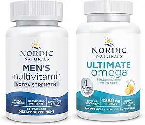 Nordic Naturals Starter Pack - Mænds Multivitamin Extra Strength, Ultimate Omega