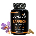 Premium Saffron Kosttilskud - Pure Saffron Extract Kapsler 88.50mg - Lavet i USA - Fokusér på 124; Made på 124; Vision Support - Non- GMO, Vegan, Gluten Free - 60 Kapsler (Pakning med 1)