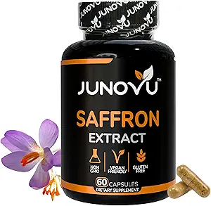 Premium Saffron Supplements - Pure Saffron Extract Capsules 88.50mg - Made in USA - Focus | Mood | Vision Support - Non-GMO, Vegan, Gluten Free - 60 Capsules (Pack of 1)