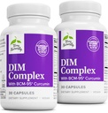 Terry naturligt DIM Complex - Kosttilskud med BCM- 95 Curcumin - supplement til støtte sund hormon balance, leversygdom & overgangsalder symptomlindring - 30 kapsler, 2 pakker (60 kapsler)