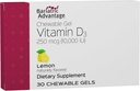 Bariatric Advantage Vitamin D Gels 10.000 IE - Vitamin D3 Chewable Gels - Bone Health Support * - for Bariatric Patienter - God smag Vitamin - Let at bruge - 30 Tæl