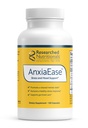 Forskede næringsmidler AnxiaEase - Stress, Cortisol Management & Mood Support - Botanicals, B6-vitamin, Magnesium & 'Psykobiotiske' Probiotiske Strops (120 kapsler)