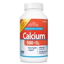 21. Century Calcium 500 mg Plus D3 Tablets, 400 Count