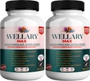Wellary Max Menopause Support, 40 Millioner CFU Probiotisk Blend, 90 Kapsler (2)