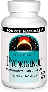 Source Naturals Pycnogenol, Proanthocyanidin Complex, 100 mg - 120 tabletter