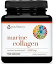 Youtory Marine Collagen - 2500 mg - Understøtter Joint, Nail, Hår, Hud, Bone & Muscle Health * - med Aminosyrer, Minerals & Vitaminer C, A, E, B6 & B12- 160 tabletter (32- Day Supply)