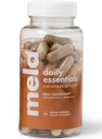 Mela Daglige Essentials Multivitamin til Melanerede Kvinder - Højdosis Vitamin D3 og B12, Probiotika, Lions Mane, Ceylon Kanel - Vegan, Gluten Free, Non- GMO, 30 dages forsyning (60 kapsler)