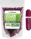 XPRS Nutra Størrelse 3 Tomme kapsler - 1000 Grev Tom Vegan - Vegetariske piller - selv vegetabilsk Capsule Fyldning - Veggie Pill Caps (lilla gulerod)