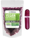 XPRS Nutra Størrelse 3 Tomme kapsler - 1000 Grev Tom Vegan - Vegetariske piller - selv vegetabilsk Capsule Fyldning - Veggie Pill Caps (lilla gulerod)
