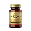 Solgar Reduceret L- Glutathione 250 mg - 30 Vegetabilske kapsler - Antioxidant Support - Non-GMO, Vegan, Gluten Free, Dairy Free, Kosher - 30 Servere