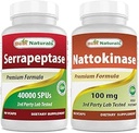 Best Naturals Serrapeptase 40000 SPUs & Nattokinase 100 Mg