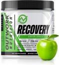 Outwork Nutrition Post Workout Recovery Powder - Creatine Monohydrat, KSM- 66 Ashwagandha & Tart Cherry - Speeds Recovery, Eases ømhed - Creatin Powder for mænd og kvinder, Green Apple, 240 Gr