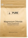 Pure Original Ingredienser Magnesiumchlorid (4oz) Oral supplement, Crystal Powder, Magnesium supplement, Food Grade