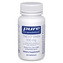 Ren indkapsling 7- Keto DHEA 100 mg 1 124; Unique DHEA Metabolite Supplement til støtte Termogenese og sund krop Sammensætning * 1 124; 60 kapsler