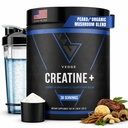 vedge Nutrition Creatin + Tex124; Vegan Plant- Based Creatin Monohydrat Powder Mex124; Energy, Performance & Funktion Mex124; Ergogene hjælpemidler til atleter Mex124; Unflavored, 30 Serveringer
