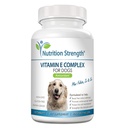 Vitamin E til hunde, Promote cardiovaskulær sundhed, Support Cell Membranes, Vitamin E Complex til Boost hund immunsystem Plus zink, Selen, Folate, Salmon Oil, 120 tyggetabletter
