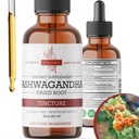 Organic Ashwagandha Flydende dråber, Ashwagandha Root tinktur, Ashwagandha Uddrag Herb Kosttilskud - 2 Fl Oz