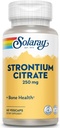 Solaray Strontium Citrate 250 mg 2 gange 125; Sunde knogler og tænder Support 124; Gentle fordøjelse, Forbedret Absorption 124; 60 VegCaps