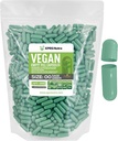 XPRS Nutra Størrelse 00 Tomme kapsler - 1000 Tomme Veganske kapsler - Vegetariske Tomme piller - Du Vegetabilske Kapsler Filling- Veggie Pill Caps (Sage Green)